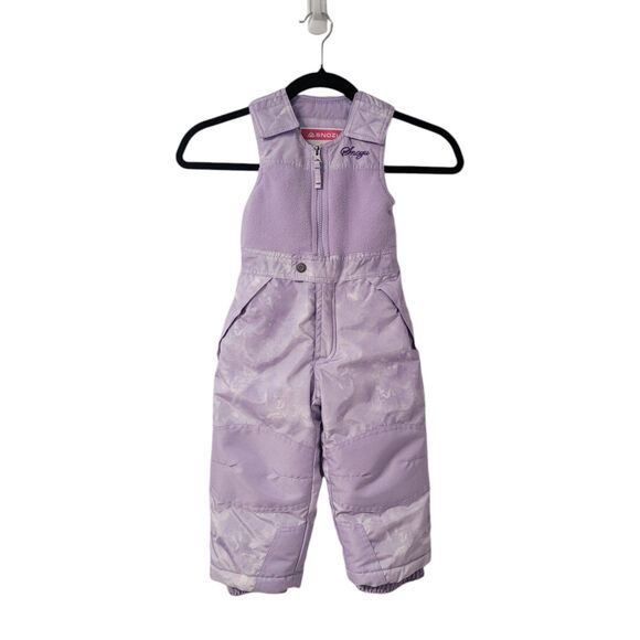 SNOZU Girls Snowsuit, Purple size 3T